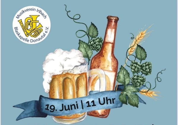 Bier, Blasmusik und bayerische Schmankerl: Kellerfest in Irlbach am 19. Juni