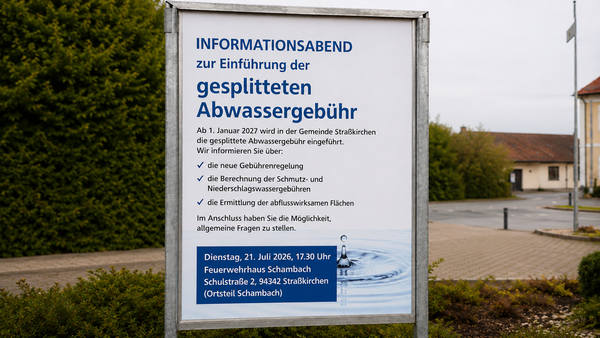 Informationsabend zur neuen Abwassergebühr: Das kommt auf Grundstückseigentümer zu